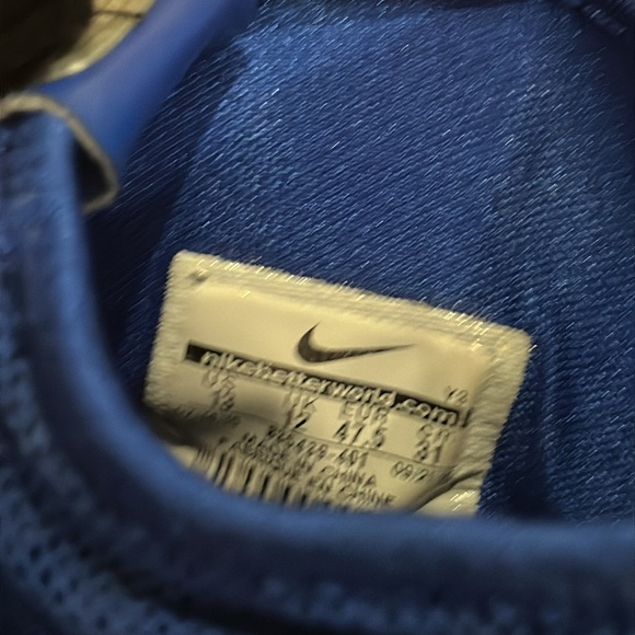 nike royal blue sneakers basketball size 13 - Picture 2 of 9